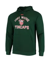 Men's Under Armour Green Fort Wayne TinCaps All Day Raglan Fleece Pullover Hoodie