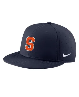 Men's Nike Navy Syracuse Orange Aero True Baseball Performance Fitted Hat