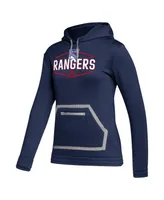 Women's adidas Navy New York Rangers Team Issue Pullover Hoodie