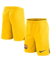 Men's Nike Yellow Barcelona Stadium Fourth Performance Replica Shorts