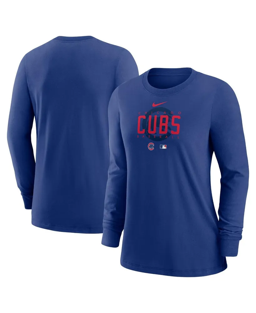 Women's Nike Royal Chicago Cubs Authentic Collection Legend Performance Long Sleeve T-shirt
