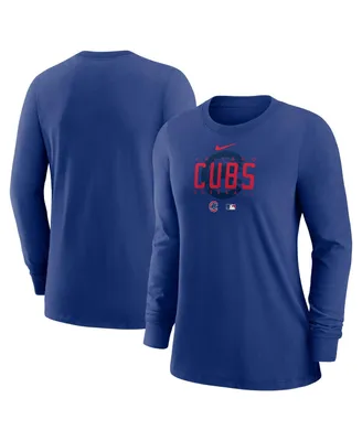 Women's Nike Royal Chicago Cubs Authentic Collection Legend Performance Long Sleeve T-shirt