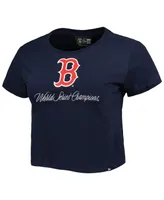 Women's New Era Blue Boston Red Sox Historic Champs T-shirt