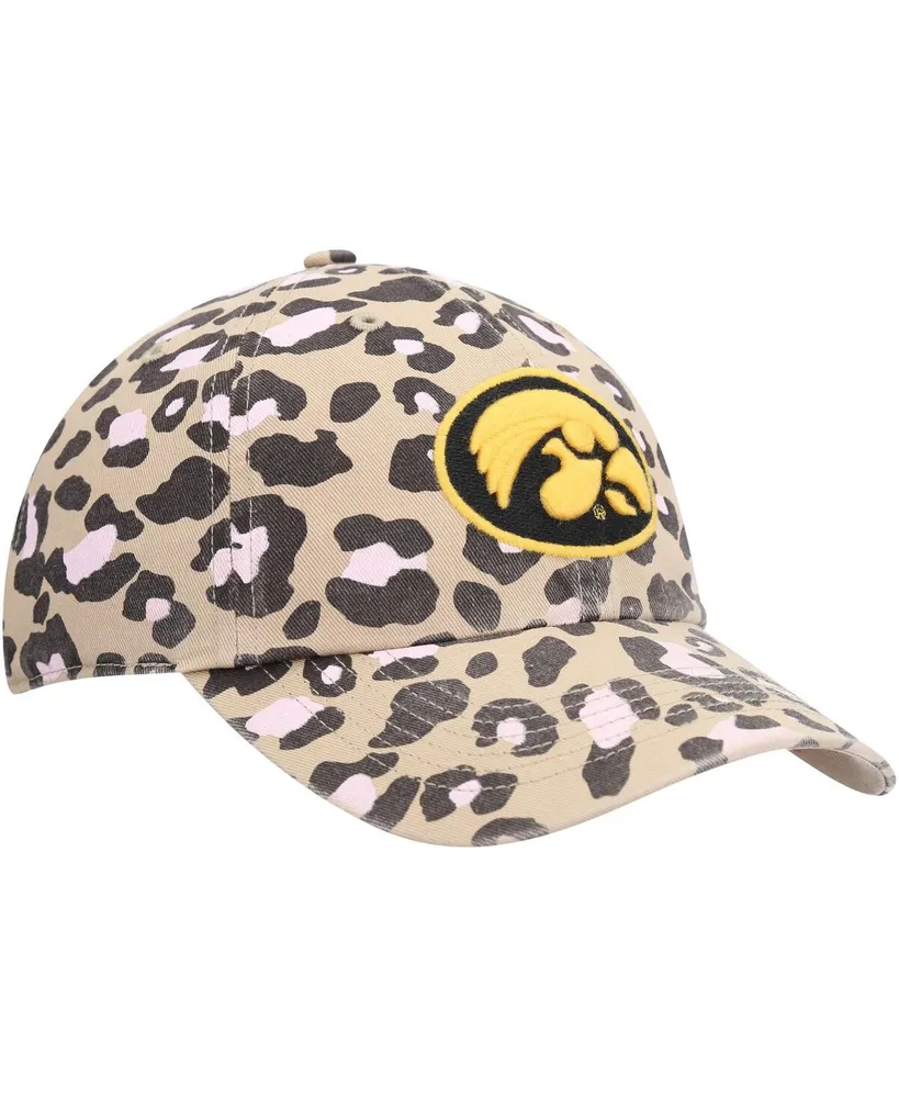 Women's '47 Brand Khaki Iowa Hawkeyes Bagheera Clean Up Adjustable Hat