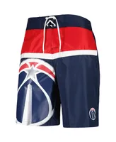 Men's G-iii Sports by Carl Banks Navy Washington Wizards Sea Wind Swim Trunks