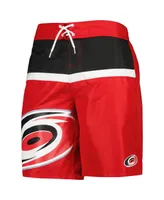 Men's Starter Red Carolina Hurricanes Sea Wind Swim Trunks