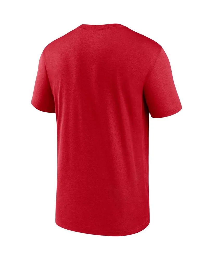 Men's Nike Red Los Angeles Angels Big and Tall Logo Legend Performance T-shirt