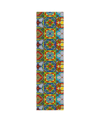 D Style Vertes Kitchen VRT20 2'3" x 7'6" Runner Area Rug