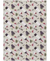 D Style Vertes Kitchen VRT14 2'6" x 3'10" Area Rug