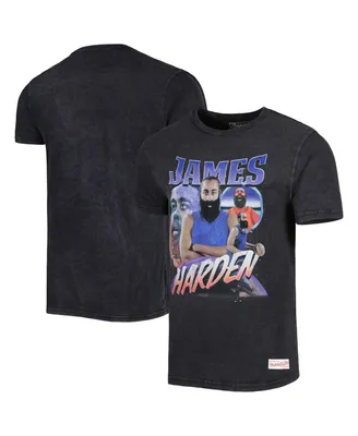 Men's Mitchell & Ness Black James Harden Philadelphia 76ers 2023 Nba All-Star Game Concert T-shirt