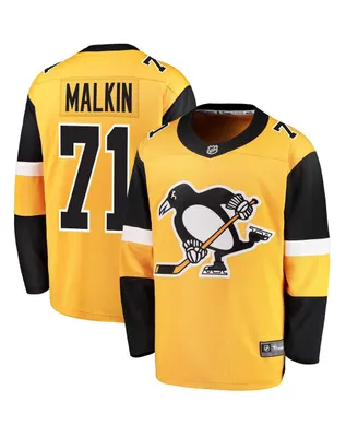 Big Boys and Girls Fanatics Evgeni Malkin Gold Pittsburgh Penguins Alternate Breakaway Player Jersey