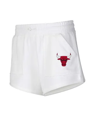 Women's Concepts Sport White Chicago Bulls Sunray Shorts