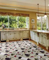 D Style Vertes Kitchen VRT14 5' x 7'6" Area Rug