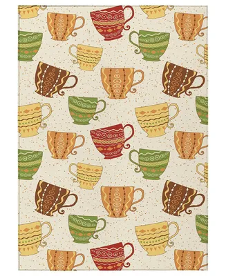 D Style Vertes Kitchen VRT15 5' x 7'6" Area Rug