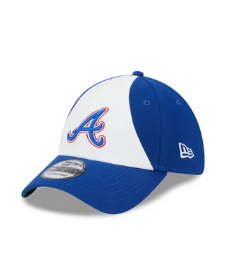 Men's New Era White and Royal Atlanta Braves 2023 City Connect 39THIRTY Flex Fit Hat