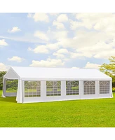 Outsunny 20' x 33' Heavy-duty Large Wedding Tent with Sidewalls