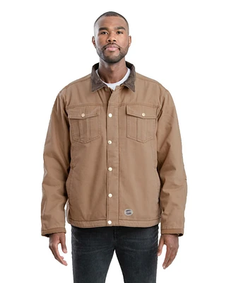 Berne Men's Vintage Washed Sherpa-Lined Work Jacket