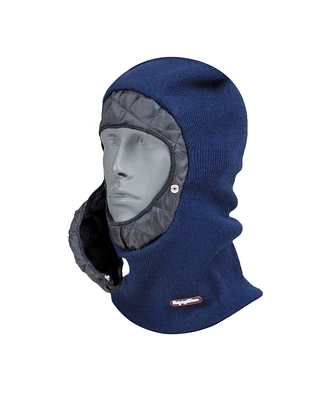 RefrigiWear Men's Stretch Thermal Knit Balaclava Face Mask with Detachable Mouthpiece