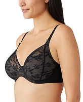 Wacoal Women's Lifted Luxury Full Figure Lace Underwire Bra 855433