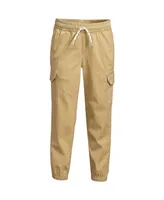 Lands' End Boys Iron Knee Stretch Cargo Jogger Pants