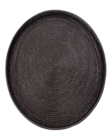 Artifacts Trading Company Rattan Round Ottoman Tray