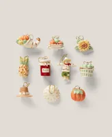 Lenox Autumn Favorites 10 Piece Ornament Set