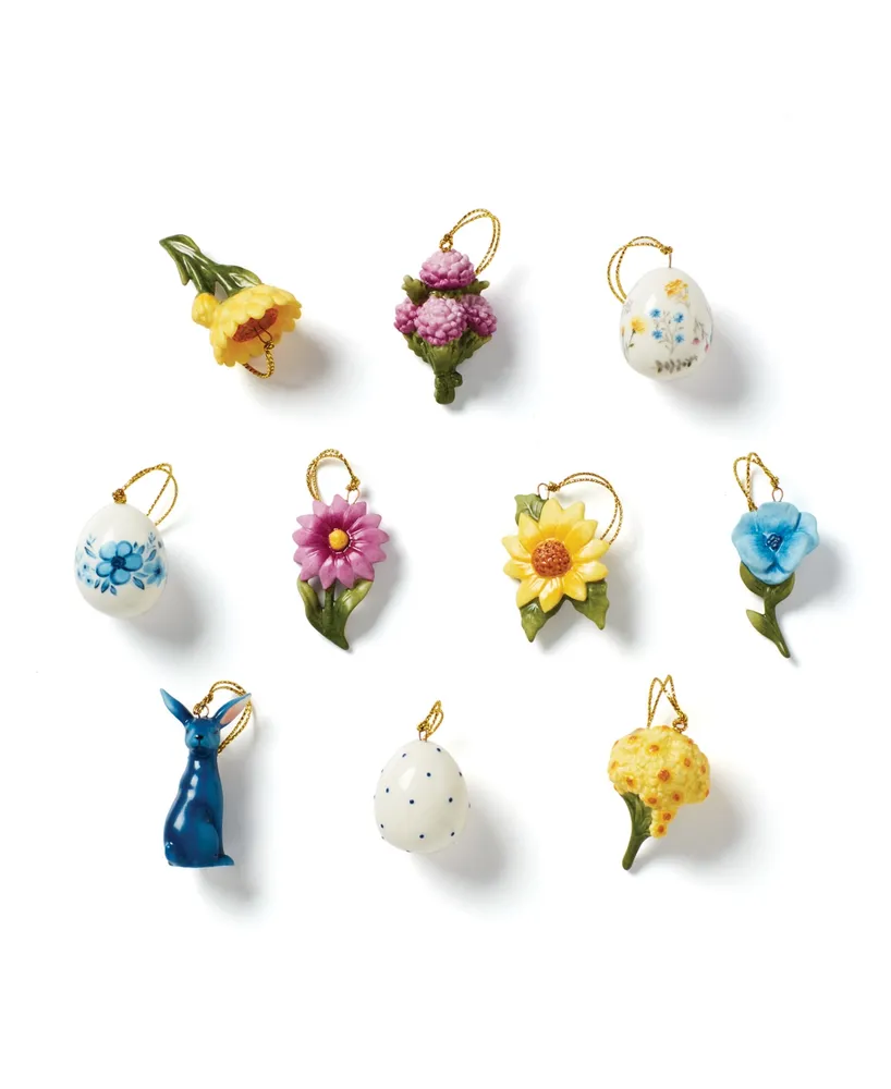 Lenox Floral Easter Ornament Set, 10-Piece