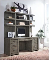 Closeout! Modern Loft 2PC Credenza Set (Credenza and Hutch)