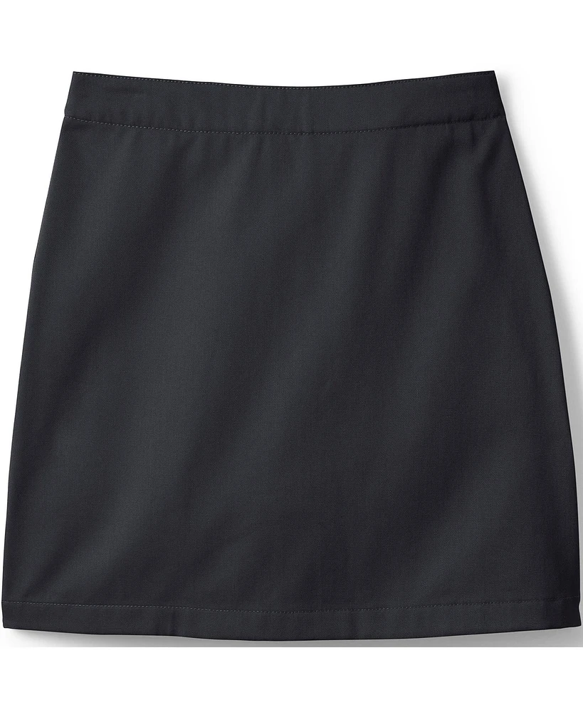 Lands' End Big Girls School Uniform Blend Chino Skort Above Knee