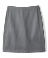 Lands' End Big Girls Plus School Uniform Blend Chino Skort Top of Knee