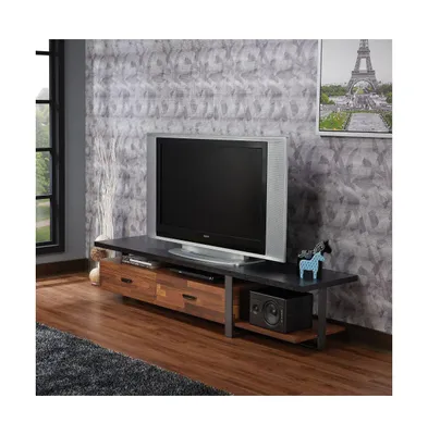 Simplie Fun Elling Tv Stand In Walnut