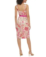 Eliza J Women's Embroidered Cocktail Dress