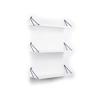 Altai Floating Wall Decor Wall Mounted Rustic Decorative Hanging Metal Bracket Triple Shelves