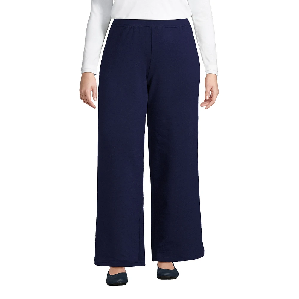 Lands' End Plus Starfish High Rise Wide Leg Pants