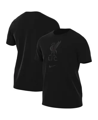 Men's Nike Black Liverpool Crest T-shirt