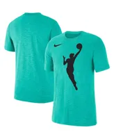 Men's and Women's Nike Aqua Wnba Logowoman T-shirt