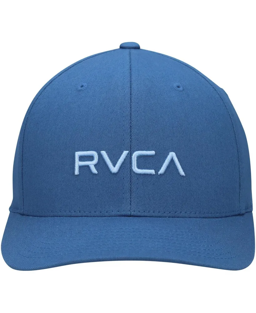 Men's Rvca Blue Logo Flex Hat