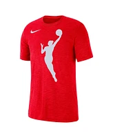 Men's and Women's Nike Red Wnba Logowoman T-shirt