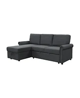 Hamilton 2 Piece Storage Sofa Bed Reversible Sectional