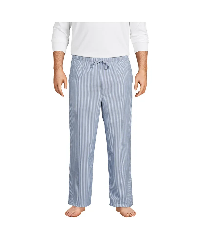 Men's Big & Tall Plaid Poplin Pajama Pants - Goodfellow & Co