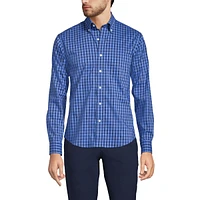 Lands' End Men's Traditional Fit Comfort-First Shirt with CoolMax