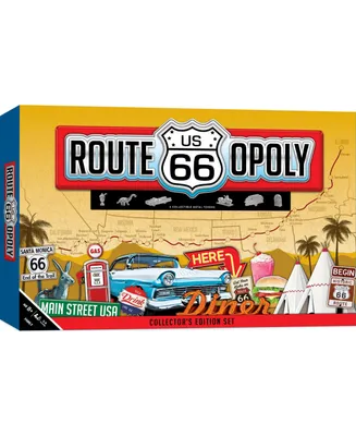 Masterpieces Opoly Family Board Games - Route 66 Opoly