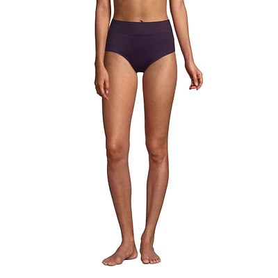 Lands' End Women's Tummy Control High Waisted Bikini Swim Bottoms