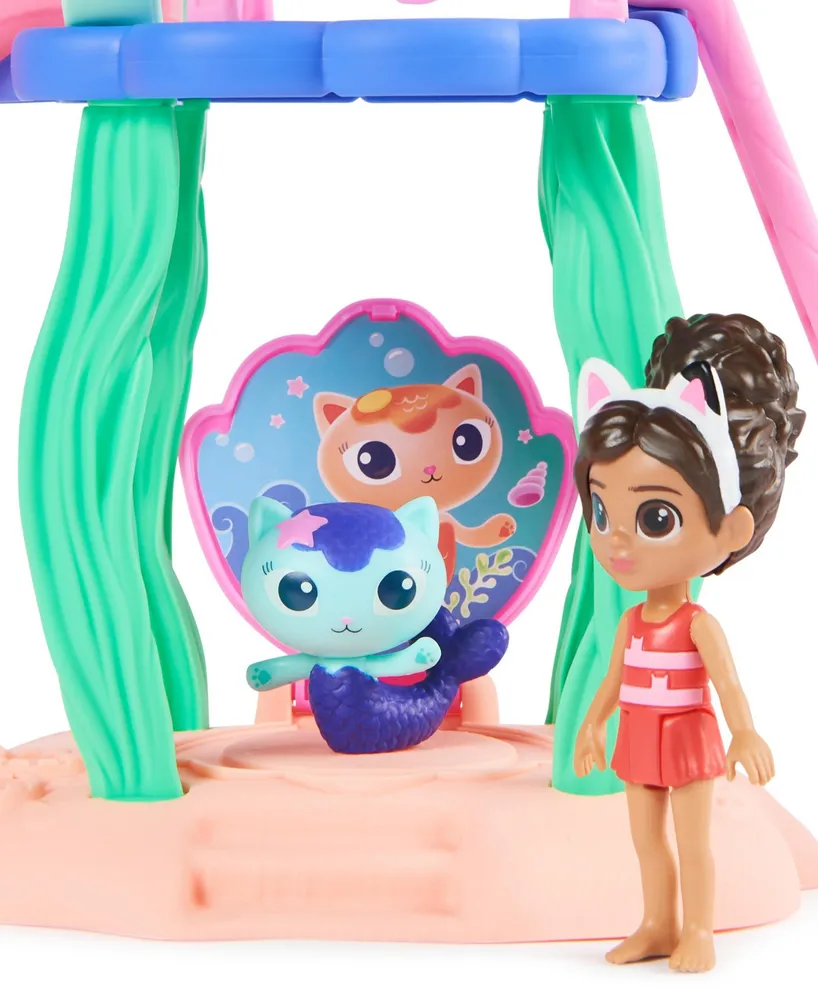Purr-ific Pool Playset with Gabby and MerCat Figures, & Pool Accessories - Multi