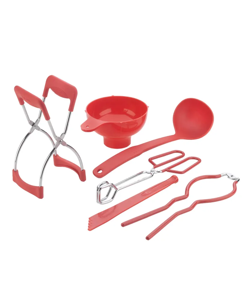 Zavor Noir 7-Piece Silicone Handle Pack for Cookware Set Red ZAVOR