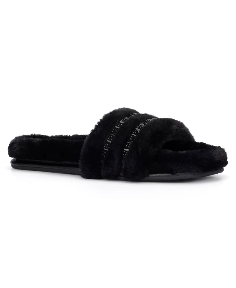 Women's Claudia Furry Slides