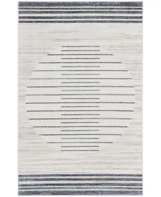 Nourison Home Astra Machine Washable ASW04 3'3" x 5' Area Rug