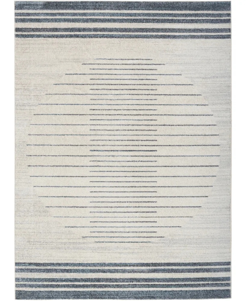 Nourison Home Astra Machine Washable ASW04 6'7" x 9' Area Rug