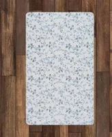 Lucky Brand Seda Floral Printed Anti Fatigue Skid Resistant Wellness Mats