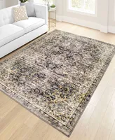 Orian Imperial Kelly Distressed 5'3" x 7'6" Area Rug